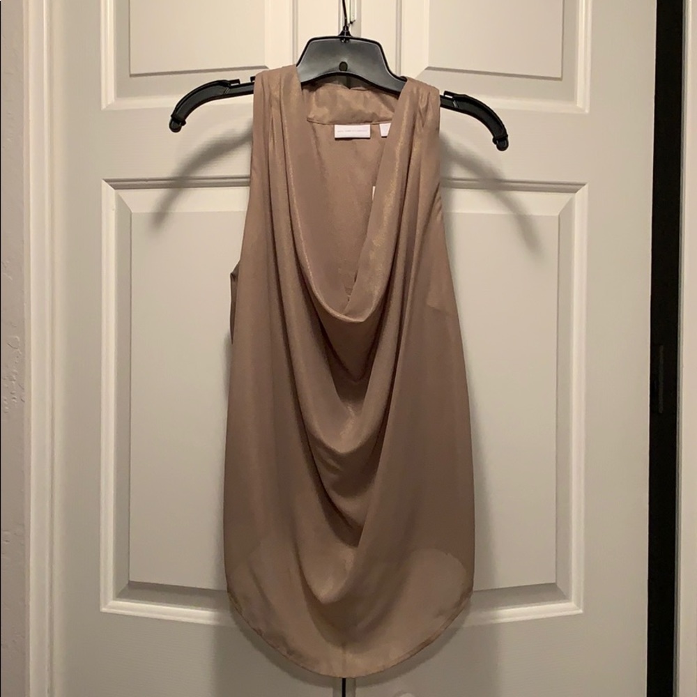 NWT Tan New York & Company tank top blouse